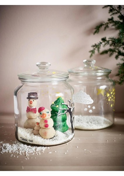 Şeffaf Cam Kavanoz 1,9l, Vakumlu ve Turuncu Kapaklı, Pratik Saklama Çözümü indirimleri