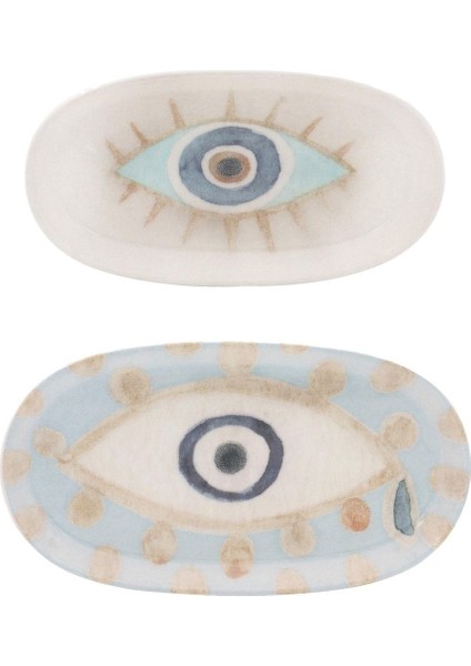 Renkli Oval Servis Seti 2'li, 26 ve 29 Cm, Şık ve Fonksiyonel Tasarım fiyatları