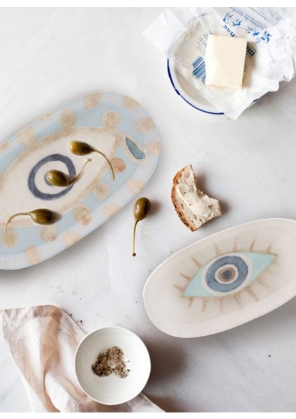 Renkli Oval Servis Seti 2'li, 26 ve 29 Cm, Şık ve Fonksiyonel Tasarım modelleri