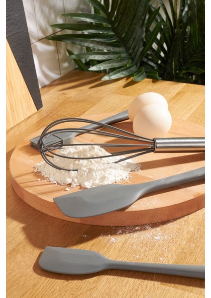 Gri Pastry 4 Parça Pasta Hazırlık Seti, Şık ve Kullanışlı Mutfak Gereci. fiyatları