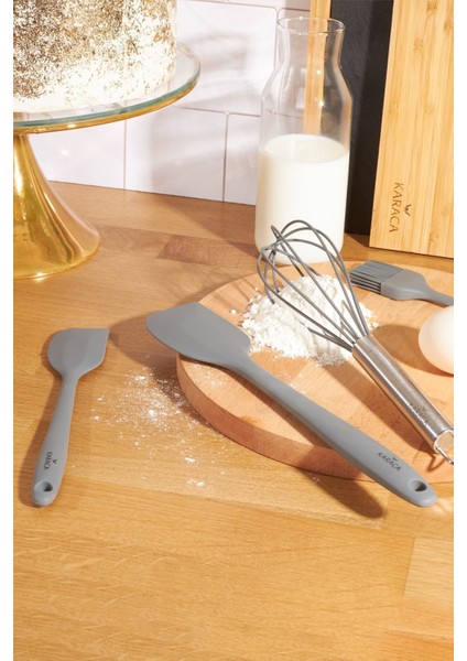 Gri Pastry 4 Parça Pasta Hazırlık Seti, Şık ve Kullanışlı Mutfak Gereci. modelleri