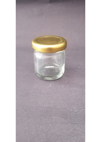 Turuncu Kapaklı 29CC Minik Kavanoz 50ADET, Şık ve Kullanışlı Küçük Kavanoz Seti