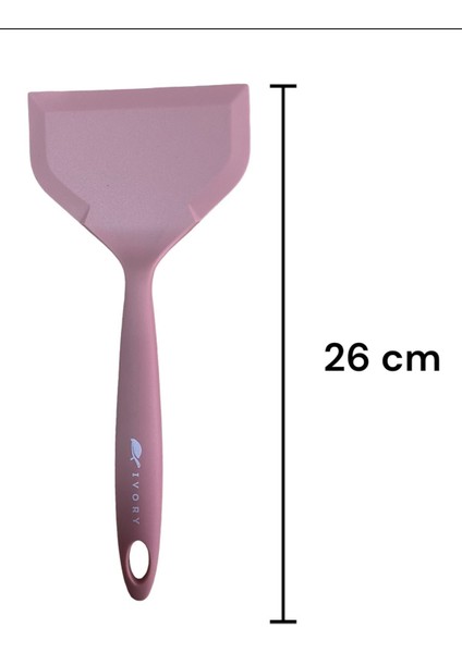 Isıya Dayanıklı Silikon Mutfak Seti 6 Parça Pembe Renkli modelleri