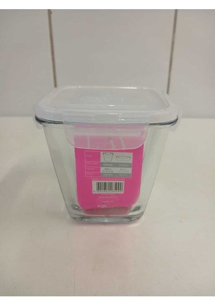 4'lü Kilitli Cam Saklama Kabı Seti 700CC Beyaz Kapaklı fırsatları