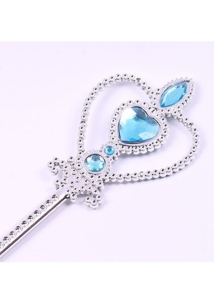 Elsa Karlar Ülkesi Parti Seti Sihirli Asa, Örgü Saç ve Taç Seti fırsatları