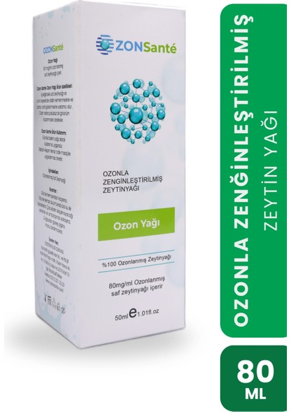 - Ozonla Zenginleştirilmiş Saf Zeytinyağı – 80MG Etkin Içerik modelleri