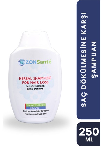 Sülfatsız Şampuan – Tüm Saç Tipleri İçin Doğal Bakım 250 ml