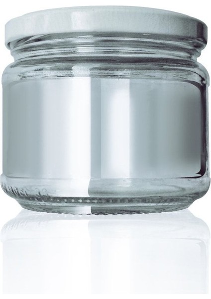 30'lu Set Cam Kavanoz, 300 Cc, Kapaklı, Beyaz, Çok Amaçlı Kullanım