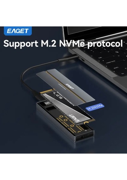 20Gbps M.2 Nvme Ssd Kutusu CE Lisanslı 2280/2260/2242/2230/ Gen 3x2 Yüksek Hızlı Son Nesil Teknoloji Metal Sağlam Orjinal
