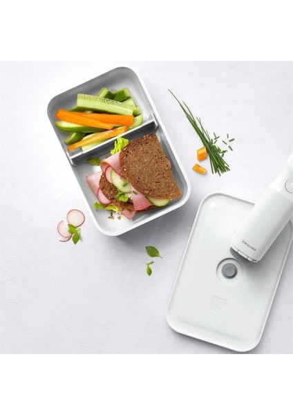 Vakumlu Yemek Kabı, S, Plastik, Beyaz, Sızdırmaz ve Pratik Taşıma Çözümü fiyatları