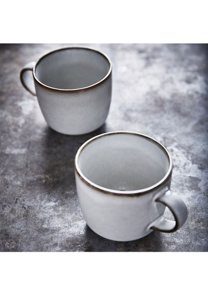 2'li Gri Kupa Bardak Seti, Çay Kahve Nescafe, 370 Cc, Şık ve Dayanıklı modelleri