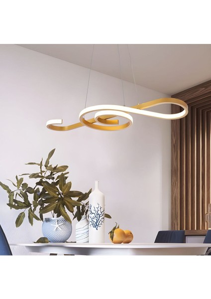 Modern Sarkıt LED Avize, Beyaz Işık, Güçlü ve Şık Tasarım, Salon ve Mutfak Için indirimleri