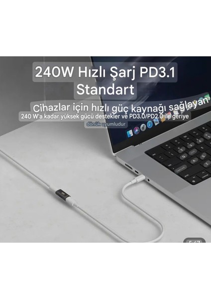 Çevirici Dönüştürücü Adaptör Dişiden Dişiye 240W 8K 80Gbps Uzatma Dönüştürücü Adaptör Desteği fırsatları