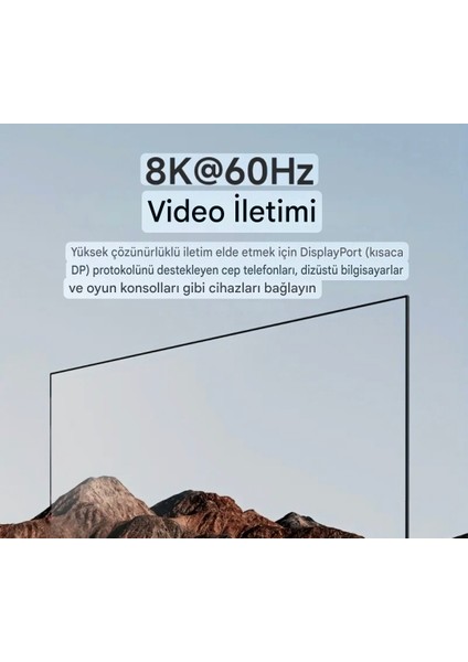 Çevirici Dönüştürücü Adaptör Dişiden Dişiye 240W 8K 80Gbps Uzatma Dönüştürücü Adaptör Desteği