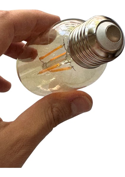 6W (48W) 2500K (Günışığı) E27 Duylu (Kalın Duy) Şeffaf LED Ampul fırsatları