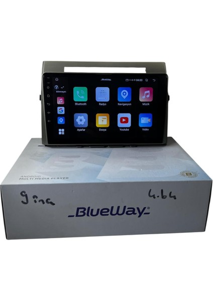 Toyota Verso 2004-2009 Blueway 4-64 Profesyonel Oem Multimedia