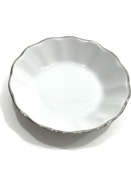 Beyaz 6'lı Çay Tabakları, Şık ve Zarif Sunumlar Için Ideal fırsatları