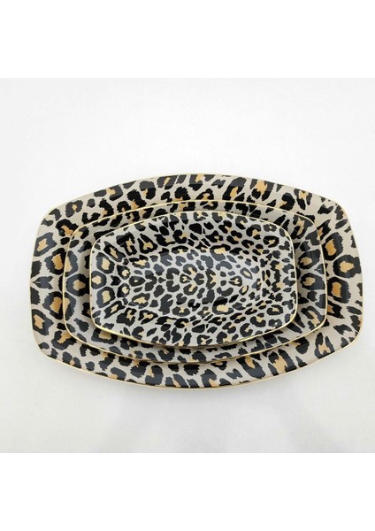 Renkli Cam Oval Kayık Tabak Takımı, Zarif ve Şık Tasarım, 100 Karakter