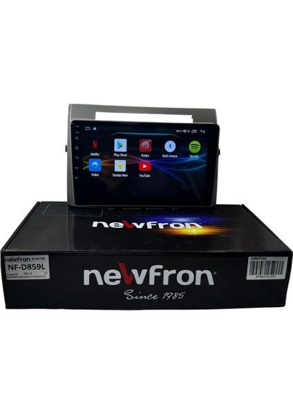 Toyota Verso 2004-2009 Newfron 6-64 Tam Profesyonel Oem Multimedia modelleri