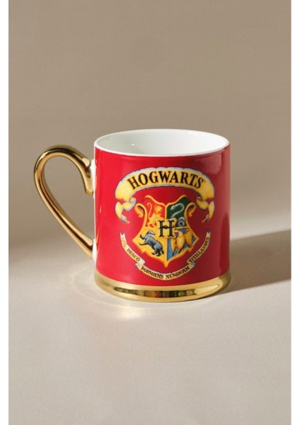 Kırmızı 330 ml Büyülü Kupa, Harry Potter Teması, Şık ve Kullanışlı Tasarım