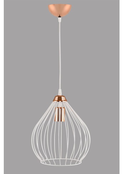 Beyaz Bakır Tekli Armut Sarkıt, Şık ve Modern Aydınlatma Seçeneği modelleri