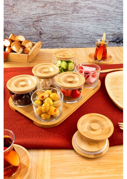 Şık 13 Parça Cam Kahvaltılık Takımı Bej Renkli, Elegant ve Kullanışlı Tasarım fırsatları