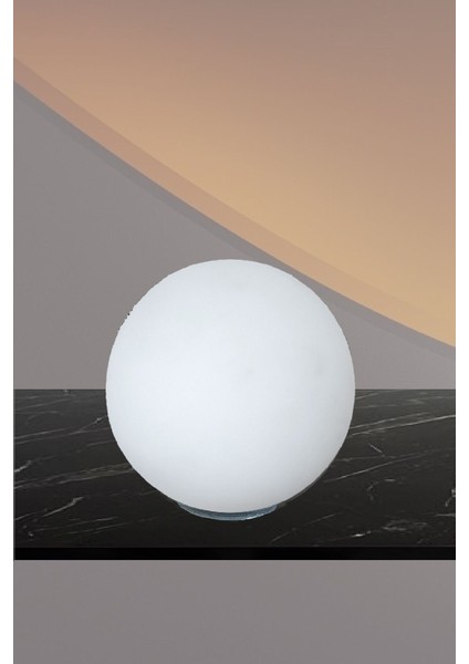 Beyaz 15CM Cam Fanus Avize, Sarkıt, Lambader Işıldayan Dekorasyon Parçası