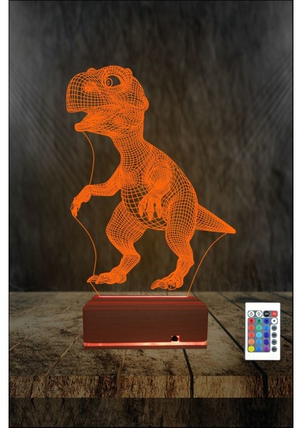 3D Dinozor Gece ve Masa Lambası, Şık ve Renkli Aydınlatma, Çocuk Odası Dekoru modelleri