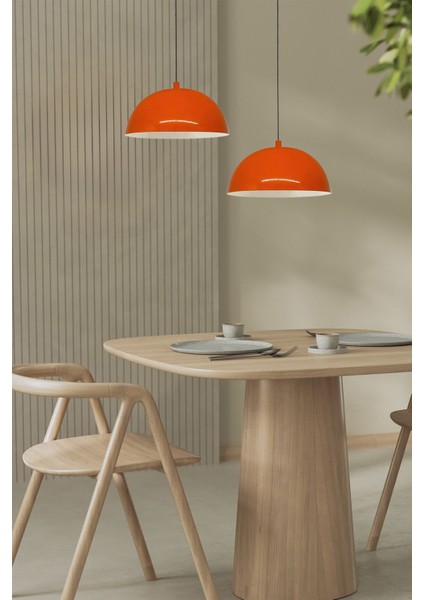 Parlak Turuncu Tekli Sarkıt Avize, Modern ve Şık Aydınlatma, Ev ve Iş Yeri Dekoru fiyatları