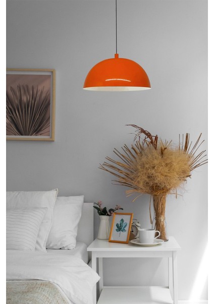 Parlak Turuncu Tekli Sarkıt Avize, Modern ve Şık Aydınlatma, Ev ve Iş Yeri Dekoru fırsatları