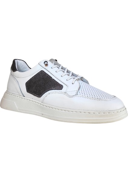 Erkek W Shoes Hakiki Deri Lastik Bağcıklı El Yapımı Sneaker Nubuk Deri Detaylı Ayakkabı 25WM0315 fiyatları