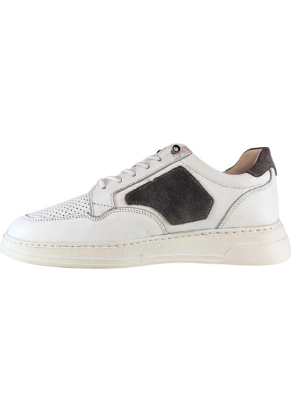 Erkek W Shoes Hakiki Deri Lastik Bağcıklı El Yapımı Sneaker Nubuk Deri Detaylı Ayakkabı 25WM0315 indirimleri