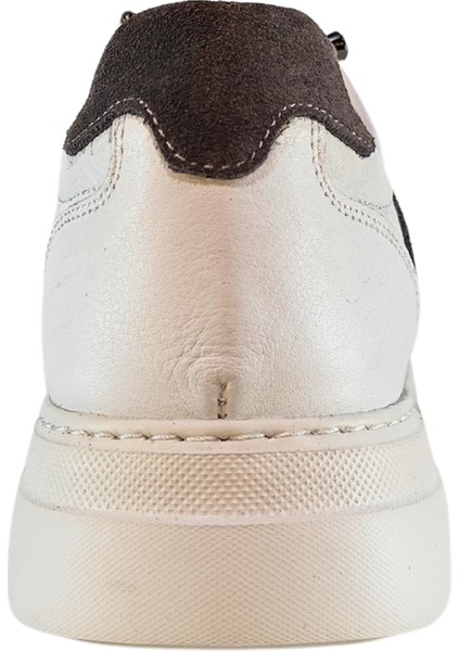 Erkek W Shoes Hakiki Deri Lastik Bağcıklı El Yapımı Sneaker Nubuk Deri Detaylı Ayakkabı 25WM0315