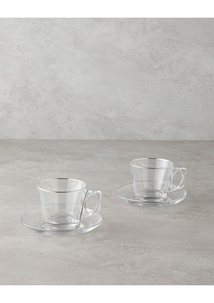 Şık 4'lü Cam Fincan Takımı, 195 Ml, Modern Tasarım, Zarif ve Dayanıklı. fiyatları