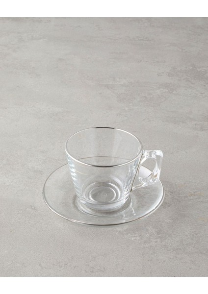 Şık 4'lü Cam Fincan Takımı, 195 Ml, Modern Tasarım, Zarif ve Dayanıklı. fırsatları