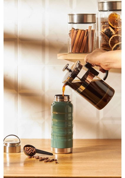 Turuncu French Press 600 Ml, Şık ve Kullanışlı Kahve Demleme Aracı fiyatları