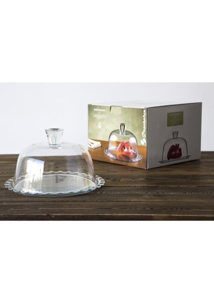 Turuncu Kek Saklama Fanusu, Pratik ve Şık Mutfak Ürünü