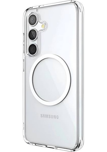 Samsung S24 Fe Için Kılıf Kamera Korumalı Magsafe Wireless Şarj Özellikli Şeffaf Kılıf modelleri