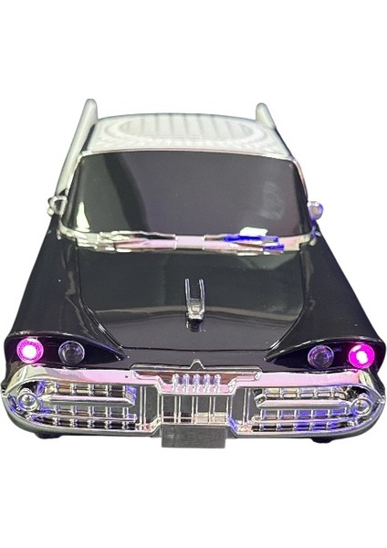 WS-1965 Araba Görünümlü Taşınabilir Kablosuz Radyolu Bluetooth Hoparlör Siyah fırsatları