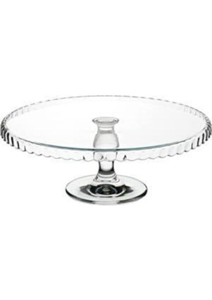 Beyaz Ayaklı Servis Pasta Tabağı, Şık ve Kullanışlı Sunum Ürünü fırsatları