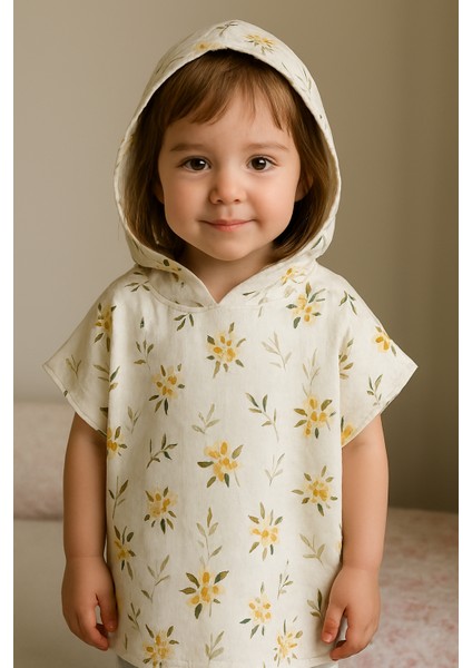 1-5 Yaş Kapşonlu Bebek-Çocuk Panço, Plaj Havlusu, Bornoz fırsatları