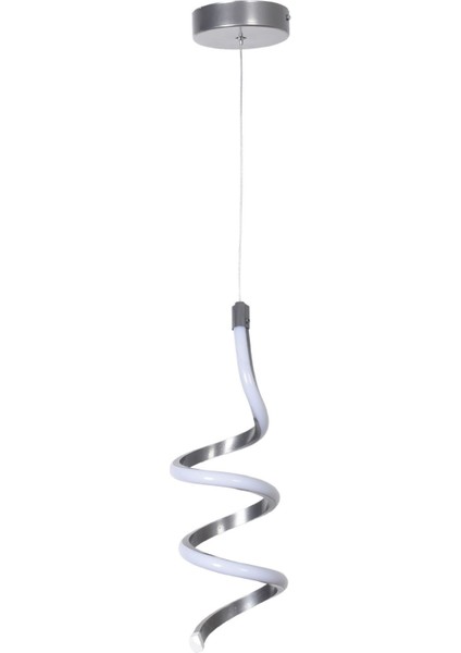 Gri Renkli Modern Tekli Ledli Avize, Salon, Hol, Antre ve Çocuk Odası Için Şık Aydınlatma