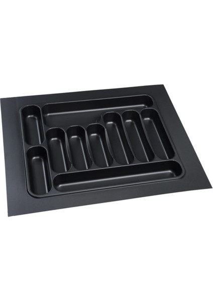 Antrasit Renk Kesilebilir Kaşıklık 62X49 Cm, 50X41 Cm'e Kadar Kısaltılabilir