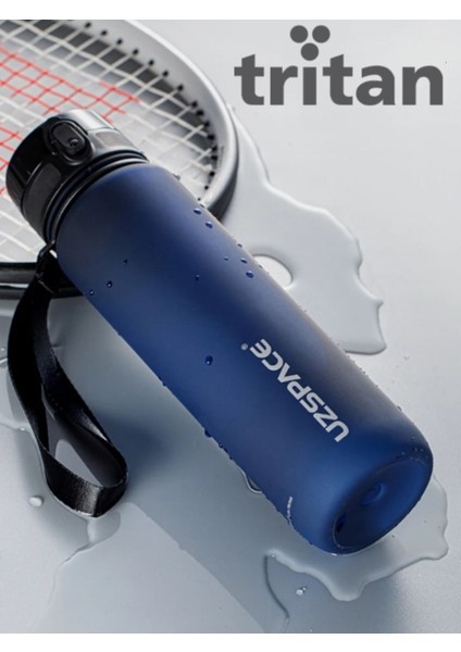 Kahverengi 650ML Tritan Su Şişesi, Sağlam ve Şık Tasarım