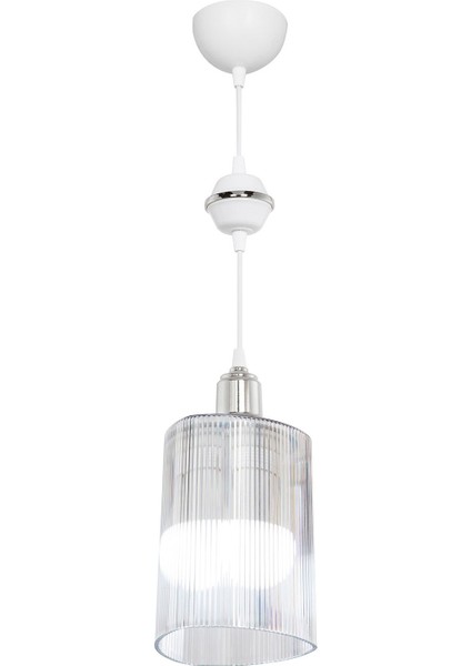 Krom Üçgen Şeffaf Aydınlatma, Yatak, Yemek ve Oturma Alanı Için Şık Sarkıt modelleri