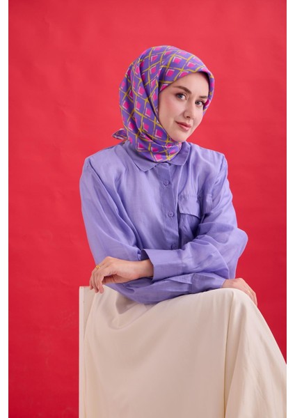 Twill Ipek Eşarp 11474 09