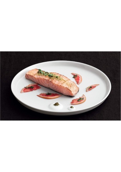 15 cm Beyaz Düz Tabak 6'lı Set, Şık ve Zarif Sunumlar Için Ideal