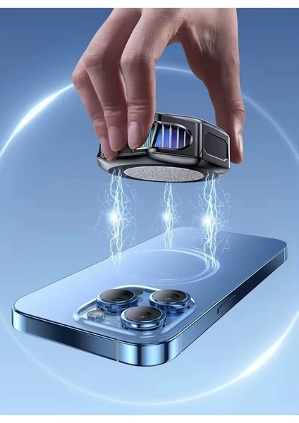Bl-01 Manyetik Cep Telefon Soğutma Fanı Radyatör Soğutucu Kablolu Işıklı Dereceli fırsatları