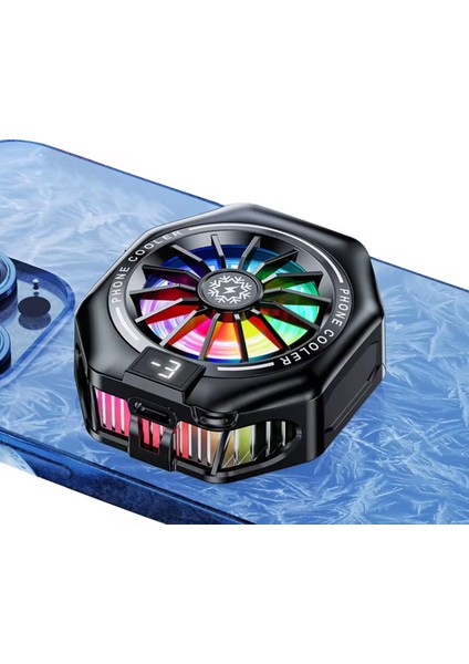 Bl-01 Manyetik Cep Telefon Soğutma Fanı Radyatör Soğutucu Kablolu Işıklı Dereceli indirimleri