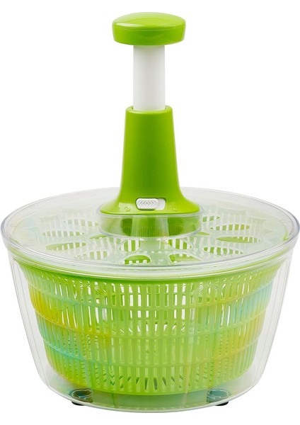 El ile Salata Kurutucu Set, Yeşil, Pratik ve Kullanışlı Ürün